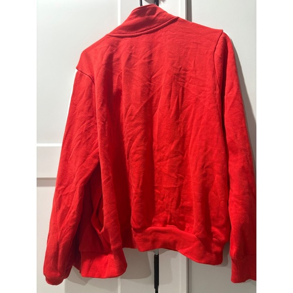 Colsie Red Track Jacket Full Zip White Stripe Athletic Activewear XL - Picture 6 of 6